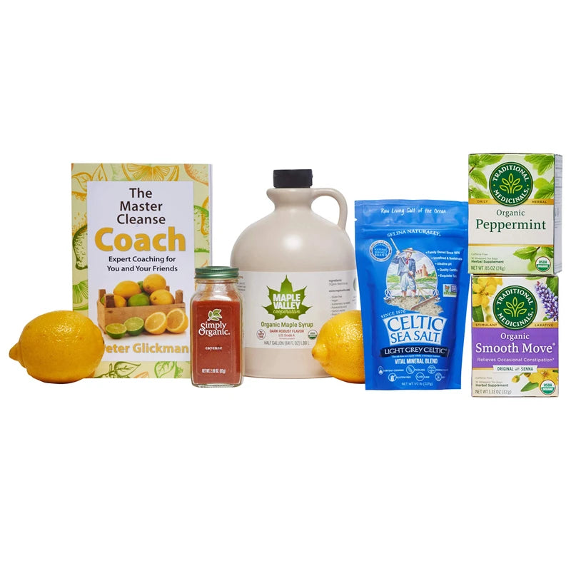 Maple Valley Maple Valley 10 Day Organic Master Cleanse Lemonade Detox/Kit with Peter Glickman Master Cleanse Coach Book