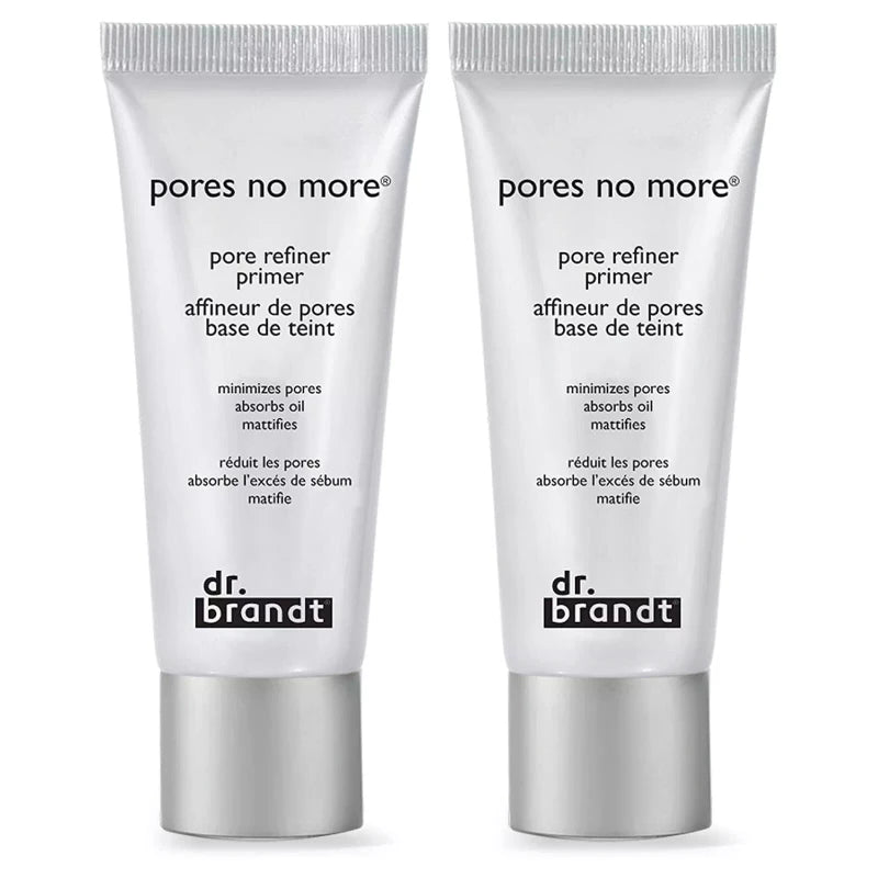 Dr. Brandt Pores No More Pore Refiner Primer 0.5 fl oz15 ml 2 PACK