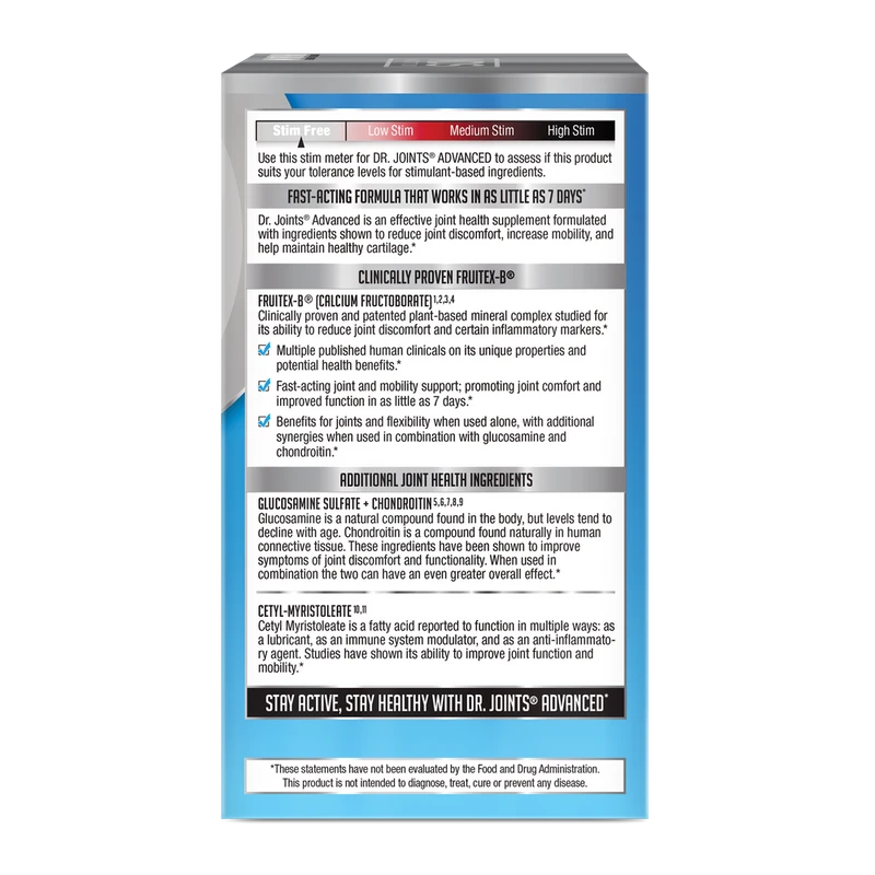 NDS Dr. Joints Advanced Fast-Acting Flexibility & Mobility 90 Caps-JOINT SUPPORT