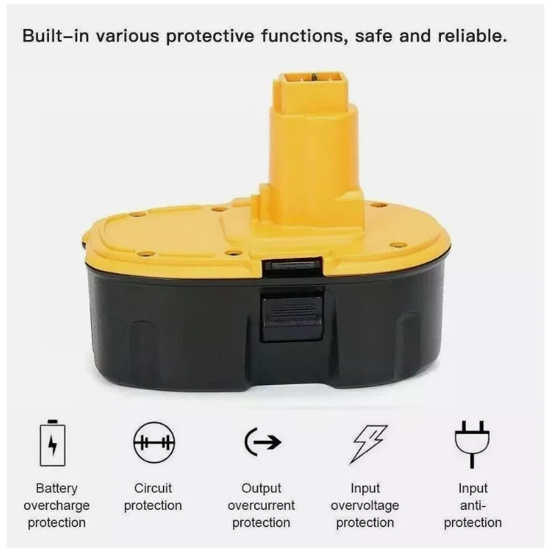 DEWALT 2Pack 18V Battery for Dewalt 18 Volt XRP Battery DC9096-2 DC9098 DC9099 DW9096