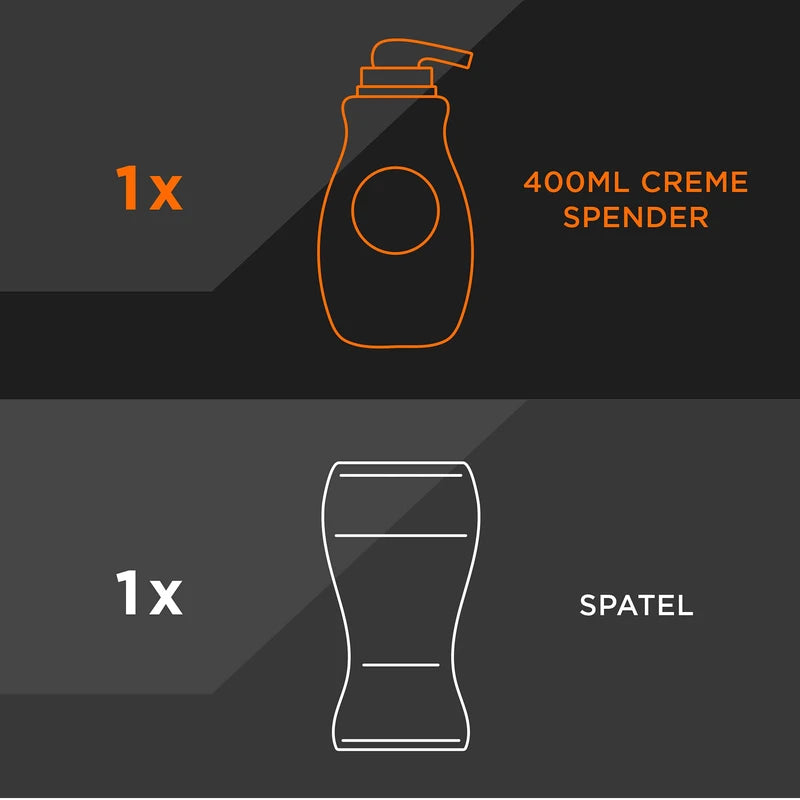 Veet Men Haarentfernungscreme Sensitive Power - Mit Spender & Spatel, 1 x 400 ml