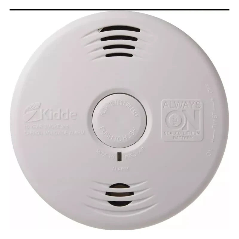 Kidde Smoke & Carbon Monoxide Detector, 10-Year Battery, Voice 1 Pack, White