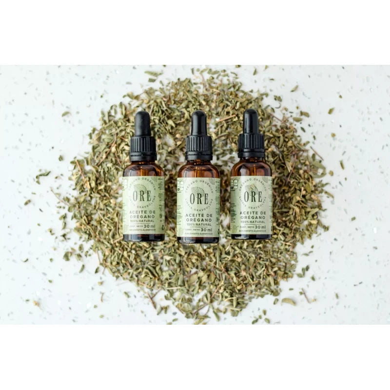 ORE 3 Piezas De Aceite De Orégano . Ore 30 Ml