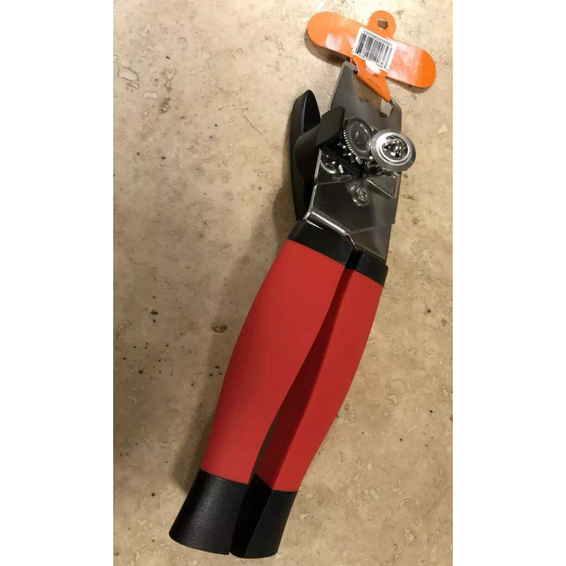 Le Creuset Can Opener LE CREUSET Revolution Red & Black Bottle Opener Tool NWT Hand Grip