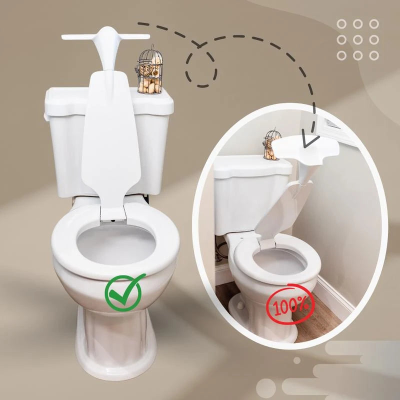 True Toilet End Urine Splatter Forever with the True Toilet - Size: Elongated Version