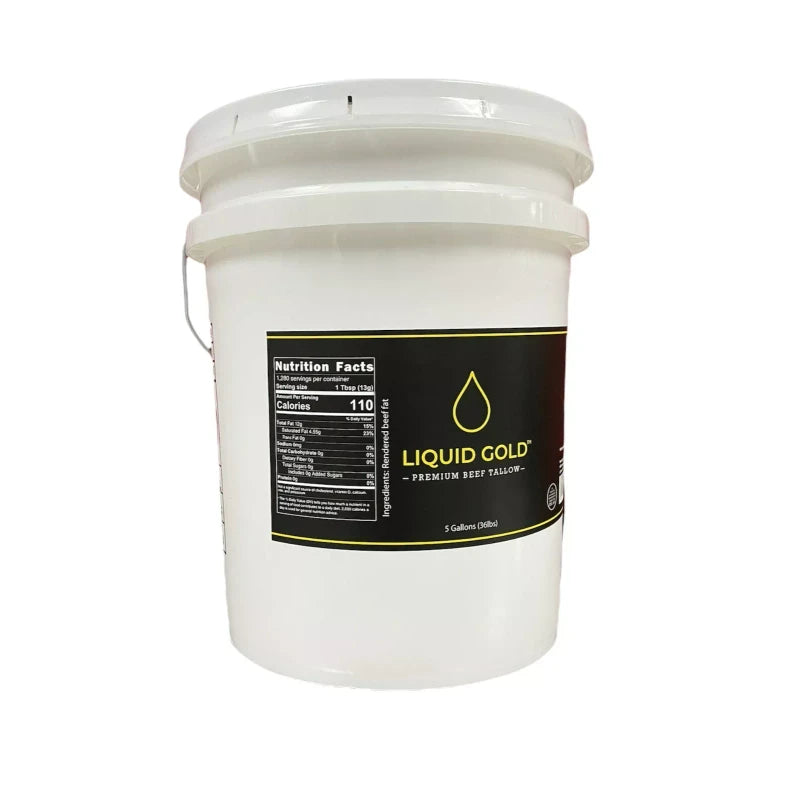 HRR Enterprises, Inc. PREMIUM BEEF TALLOW - LIQUID GOLD 36LBS/576OZ