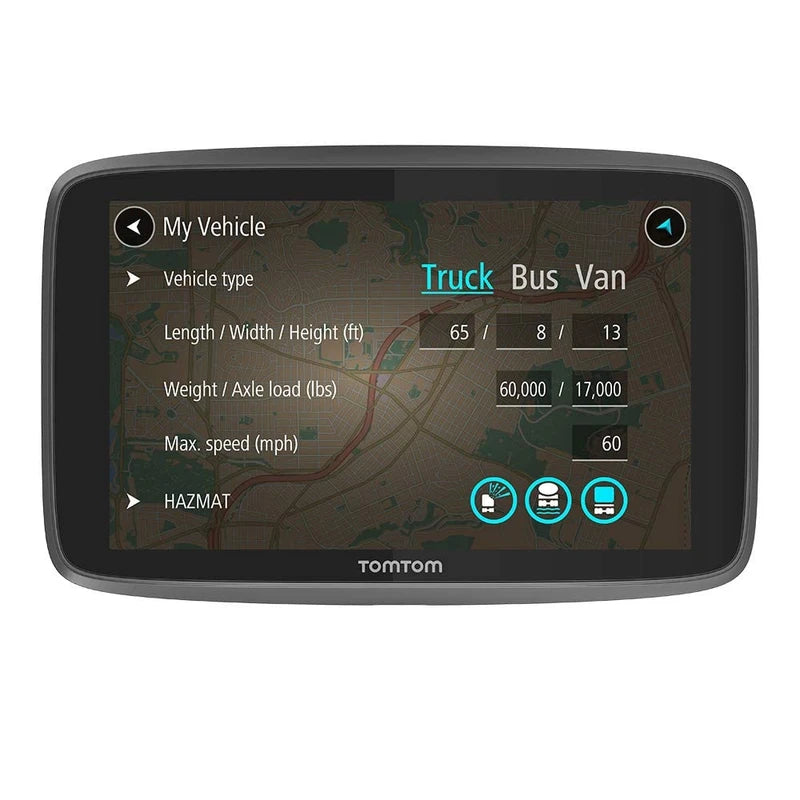 TomTom Truck Sat Nav GO Professional 520 with European Maps and Traffic Services (via Smartphone) Updates via WI-FI, Designed for Large Vehicles (Renewed)