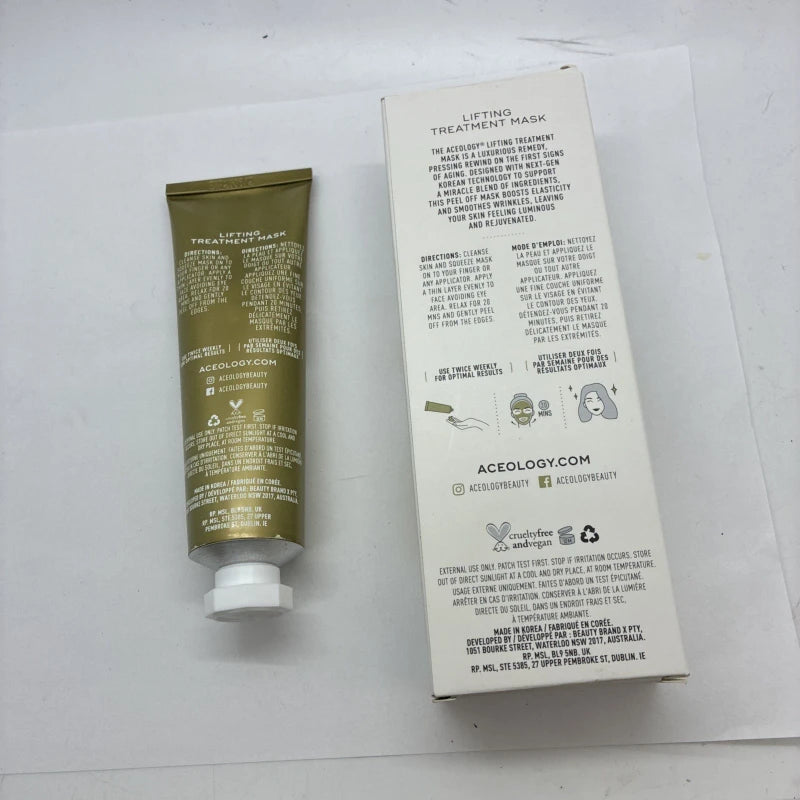 Aceology Lifting Treatment Peel Off Mask Masque Sealed 65 mL/2.19 fl.oz Vegan