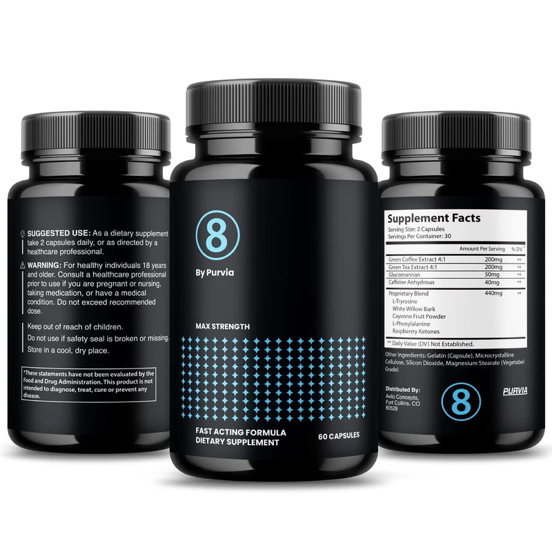 Performer 8 - Official Formula - Performer 8 Pills Overall Wellness Supplement, Performer 8 Advanced Strength Made in USA, Performer8 Capsules Vitamin Maximum Strength Performance (60 Capsules)