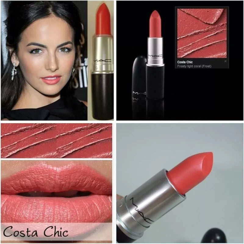 M·A·C MAC Cosmetics Frost Lipstick COSTA CHIC 3 g / .1 oz Full Size • NEW IN BOX!