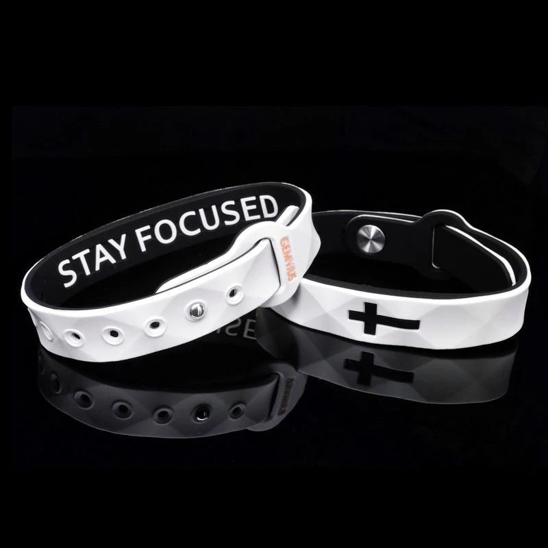 Gemvius Stay Focused Faith Bracelet - Size Adjustable - Style: Thin