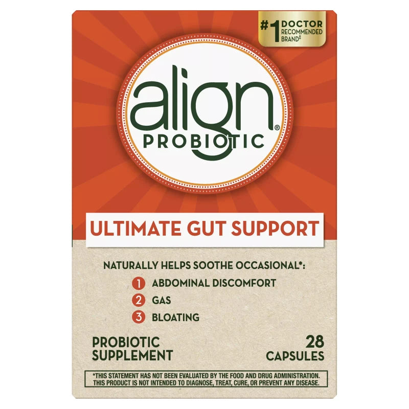 Align Probiotic Ultimate Gut Support Supplement For Abdominal, Gas & Bloating