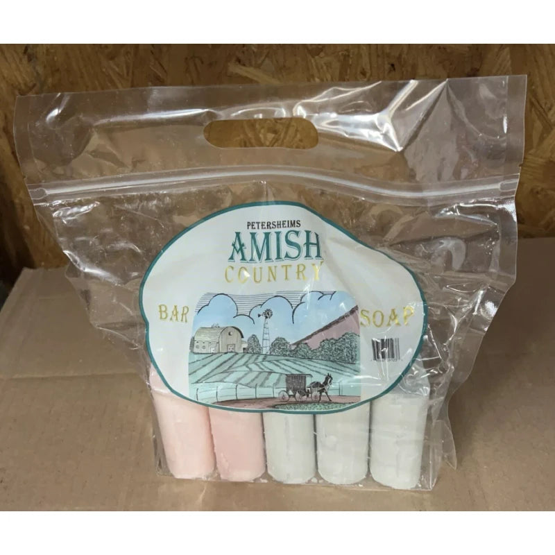 Amish Country Bar Soap (Pack of 5) HUGE 7 oz Bars (5 Bars Total) New farms