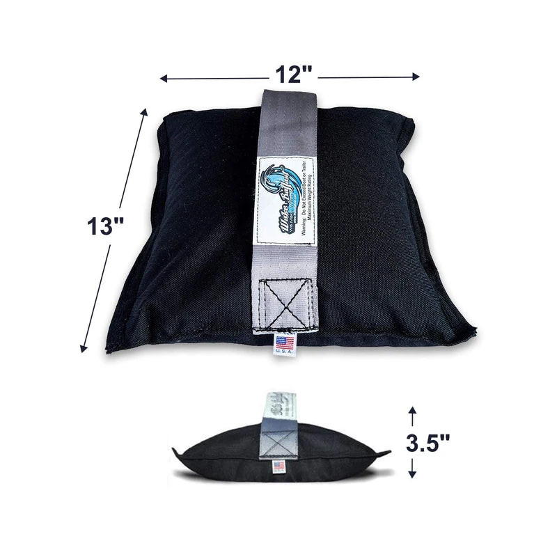 Wake BALLASTExtra fine Steel Shot Bag (50 Lb.Weight Filled) for Wakesurf Boats, Makes The Best Waves for Wake Surfing, Weight 50LBS,1000D Cordura Nylon, 3 Year Warranty, Made in USA