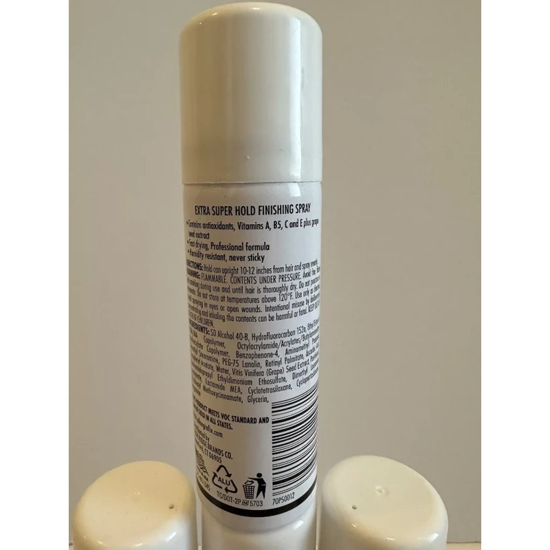 4 X Salon Grafix Shaping Xtra Hair Spray Extra Super Hold 1.5oz Each Travel Size