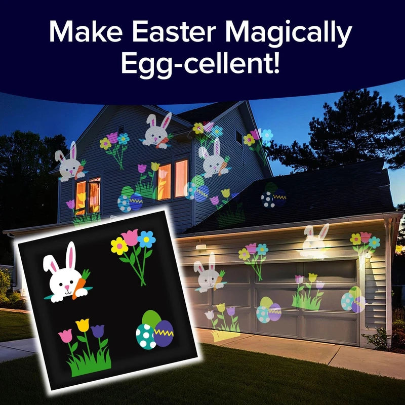 6 Extra Holiday Slides for Star Shower Slide Show LED Projector - New Years Day, Easter, Patriotic, Valentine's Day, Birthday, Thanksgiving Themes | Star Shower