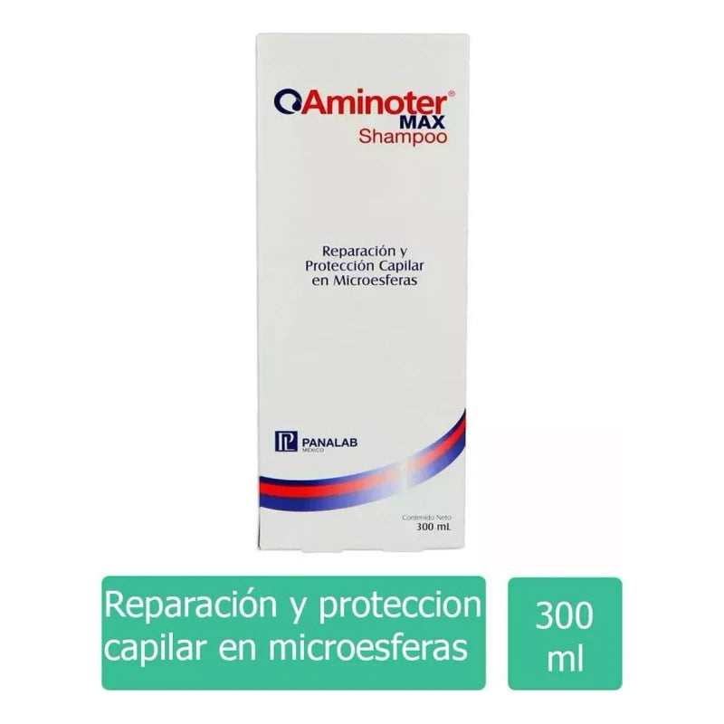 Aminoter Max Shampoo Vitamina C Y E Reparación Y Proteccción