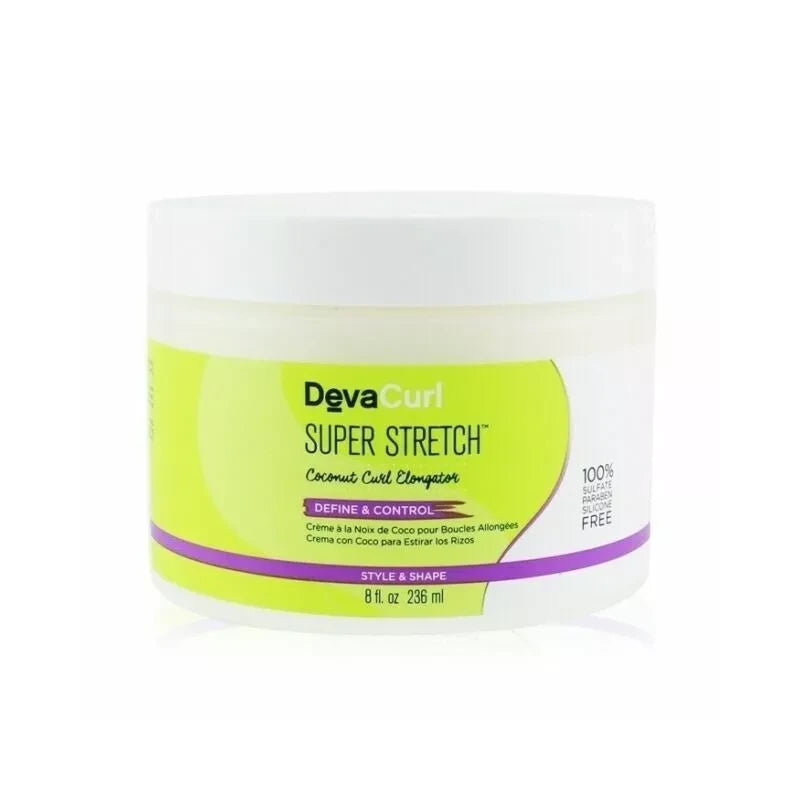 DevaCurl Super Stretch Coconut Curl Elongator Define & Control Style & Shape 8oz