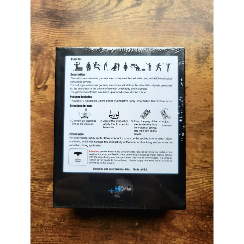 HiDow AcuBelt Rectangular Electrical Muscle Stimulator For Waist Back And Joint