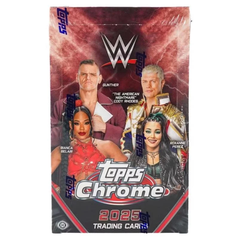 2 (TWO) PACKS- 2025 Topps Chrome WWE Wrestling Hobby Box - Specification: Default