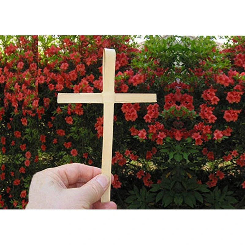 Palm Sunday Palm Crosses - Pack of 50 - 9.5" Tall