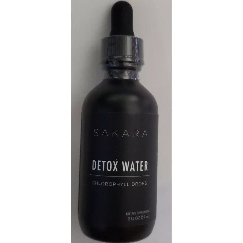 Sakara - Detox Water Drops - 2 fl oz bottle - Chlorophyll Drops - Exp 12/2025