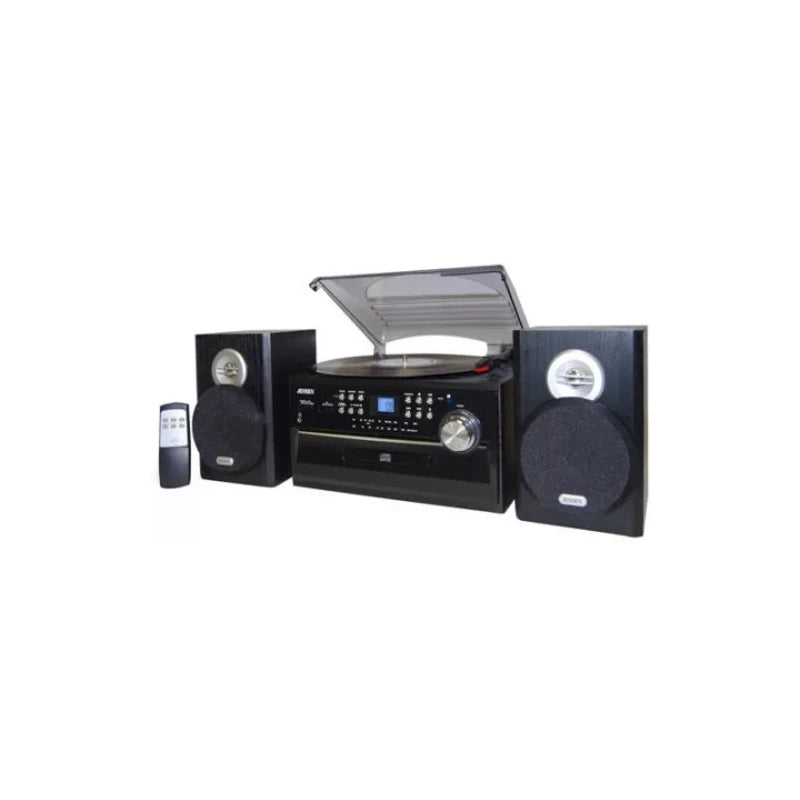 Jensen, Spectra Jensen JTA-475 Turntable Music Entertainment System (33/45/78 RPM) CD/Cassette A