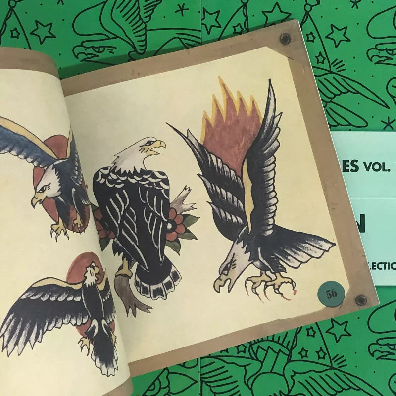 H.E. Jonathan Shaw's Vintage Tattoo Flash - Eagles Vol.1