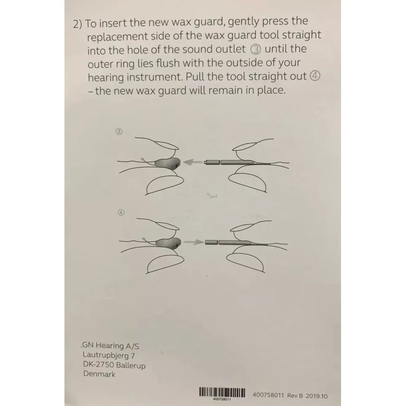 GN Resound Jabra Wax Filter. 16 Filters. Linx, Quattro, Key, One, Omnia, Enhance