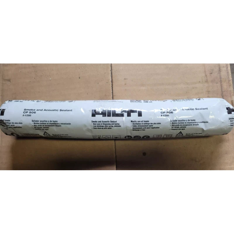 Hilti CP 506 Smoke and Acoustic Sealant 412590 19.6 Fl. Oz. white lot of 5 tubes
