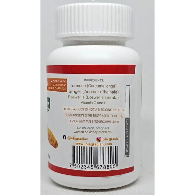 Curcu flex turmeric ginger vitamin c vitamin e glucosamine curcuma curcuflex