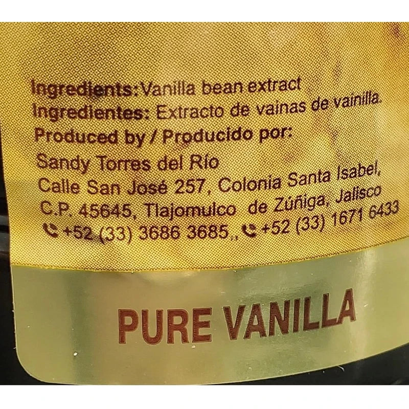 Mexican Vanilla Totonac's Pure Extract - 33.2 Oz Bottle - Premium Vanilla Liquid for Baking & Cooking, Packaging May Vary