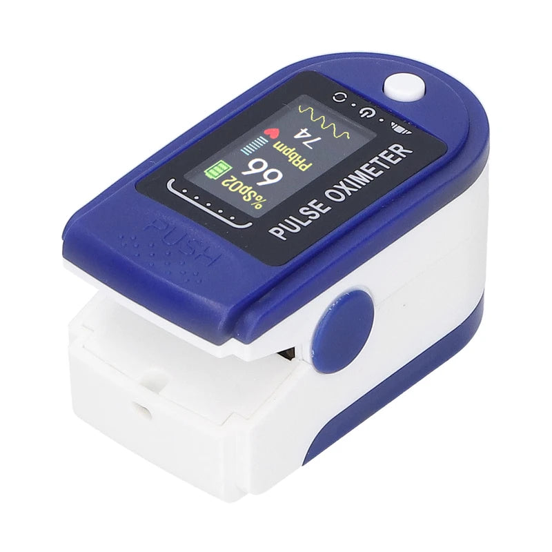 Fingertip Pulse Oximeter LED Dispaly Blood Oxygen Saturation Heart Rate Monitor with Strap