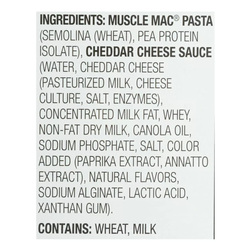 Muscle Mac High Protein Shells & Cheese 11 oz (Pack of 12)