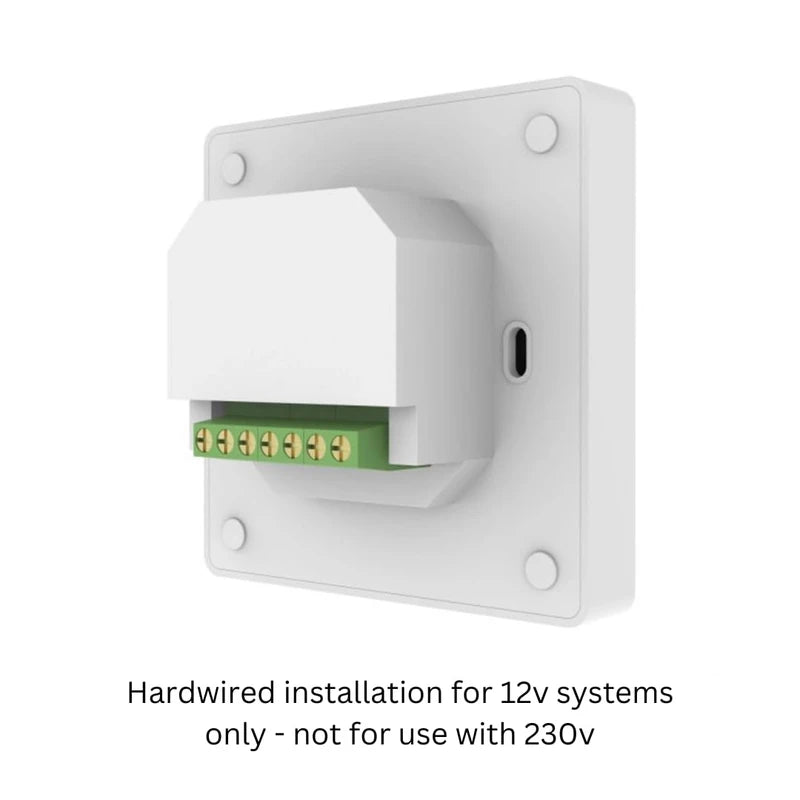 LavaTap Heatmiser NeoStat 12v V2 Programmable Thermostat for 12 Volt UFH Systems (Glacier White)