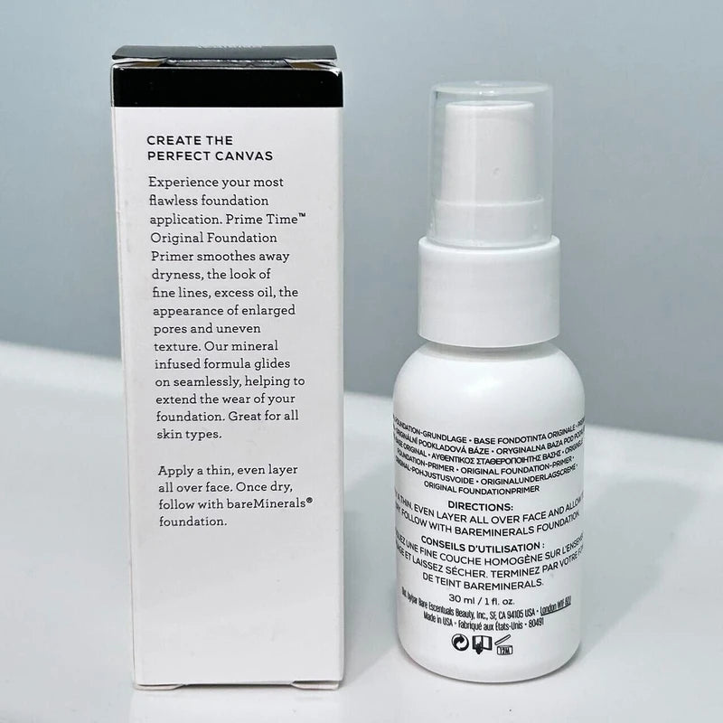 bareMinerals New Bare Minerals Prime Time Original Foundation Primer Full Size 1 oz/ 30 ml