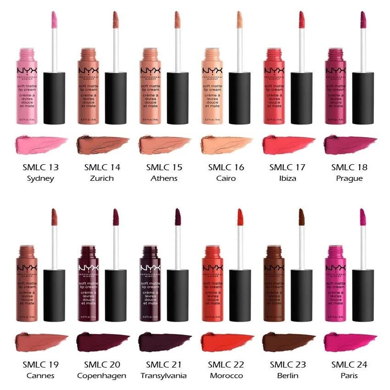 2 NYX Soft Matte Lip Cream - SMLC "Pick Your 2 Color" *Joy's cosmetics*