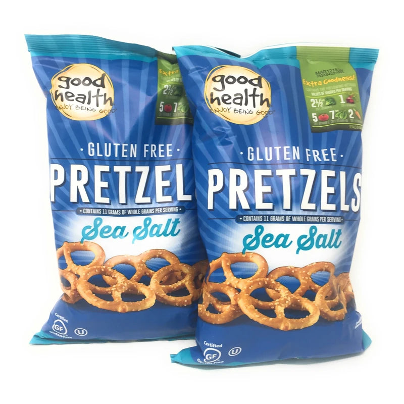 Good Health Gluten Free Sea Salt Pretzels, 8 Ounce Bags (Set of 2)