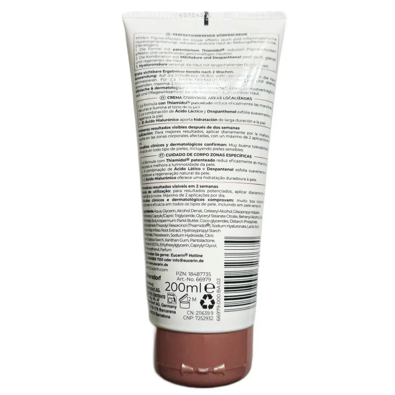 EUCERIN Crema Corporal Antipigmento para Áreas Dirigidas Localizadas 200 ml (6.76floz)
