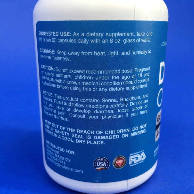 Detox Cleanse Gut Health Support 60 Capsules (Lot of 2)