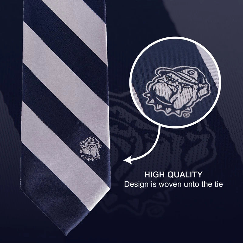 Desert Cactus Georgetown University Tie Hoyas GU, 100% Polyester, with Logo