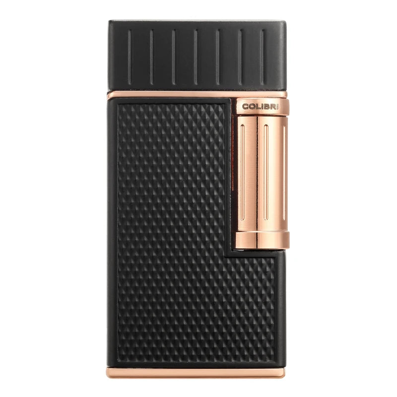 Colibri Julius Classic Flint Cigar Lighter (Black, Rose Gold)