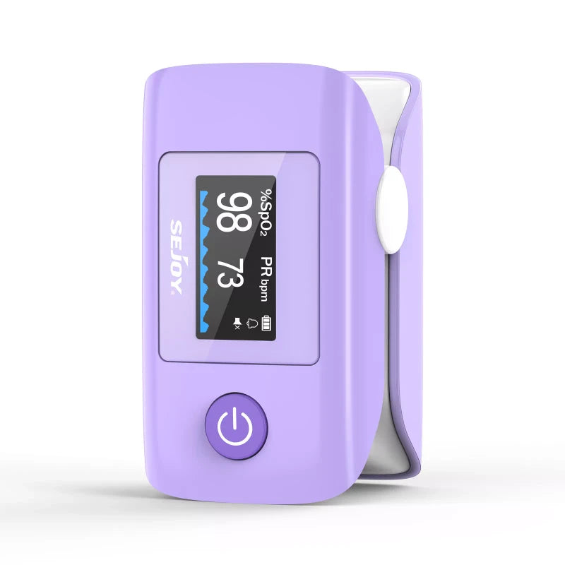 SEJOY Fingertip Pulse Oximeter Blood Oxygen Saturation Monitor Spo2 with Lanyard