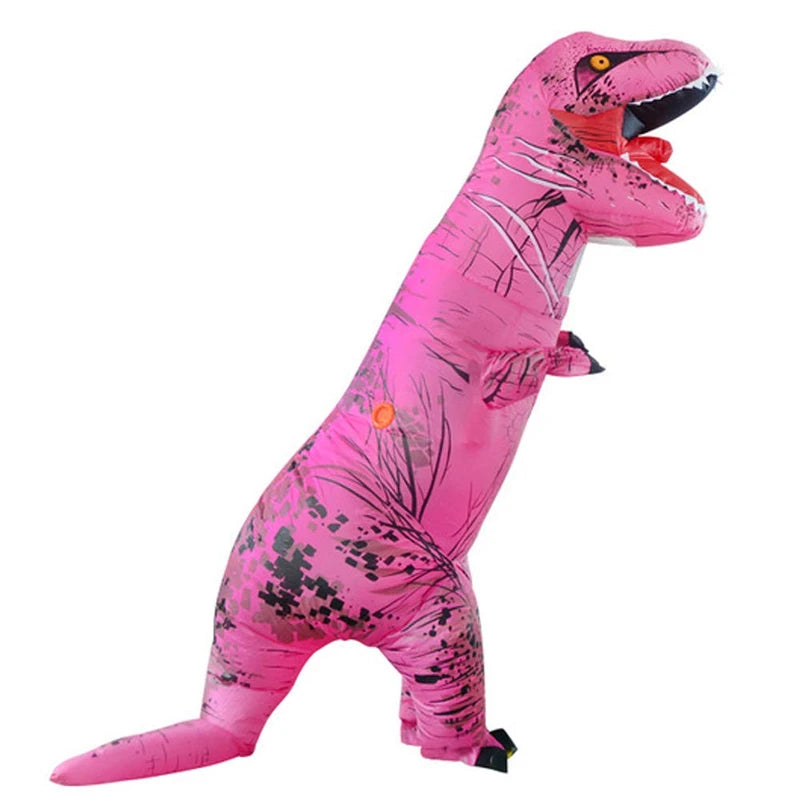 Bemuiz Funny Inflatable Dinosaur Costume for Kids,Blow Up Dinosaur Costume for Halloween Cosplay Party (3.9-4.9ft)