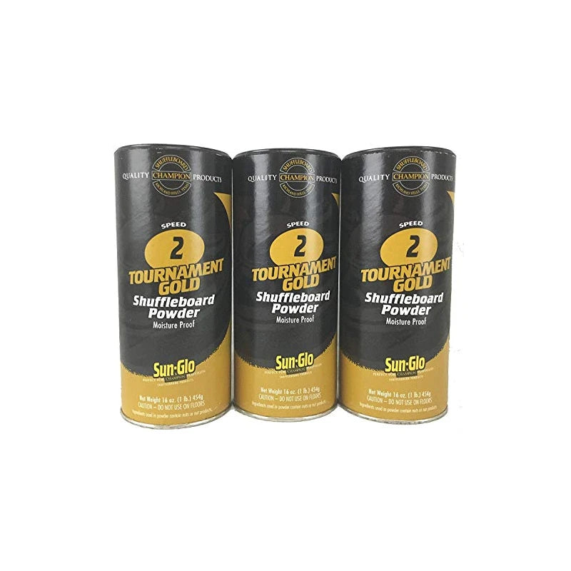 3 Pack Sun-Glo #2 Speed Shuffleboard Powder Wax