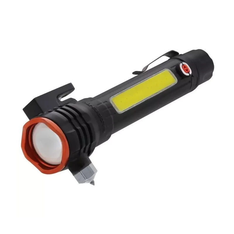 Farpoint Emergency Auto Tool - Seat Belt Cutter Glass Breaker 6 Mode Flashlight