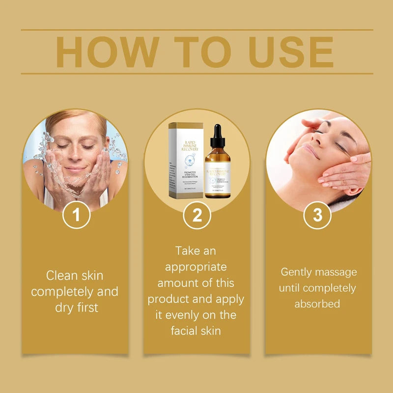 Rapid Immune Recovery Hydrating Serum, Anti Wrinkle Serum, Anti-Aging Serum, Smoothing Facial Serum, Moisturiser Face, Centella Face Serum for Skin Repair, Tighten Skin, Improve Sagging, Fine Lines