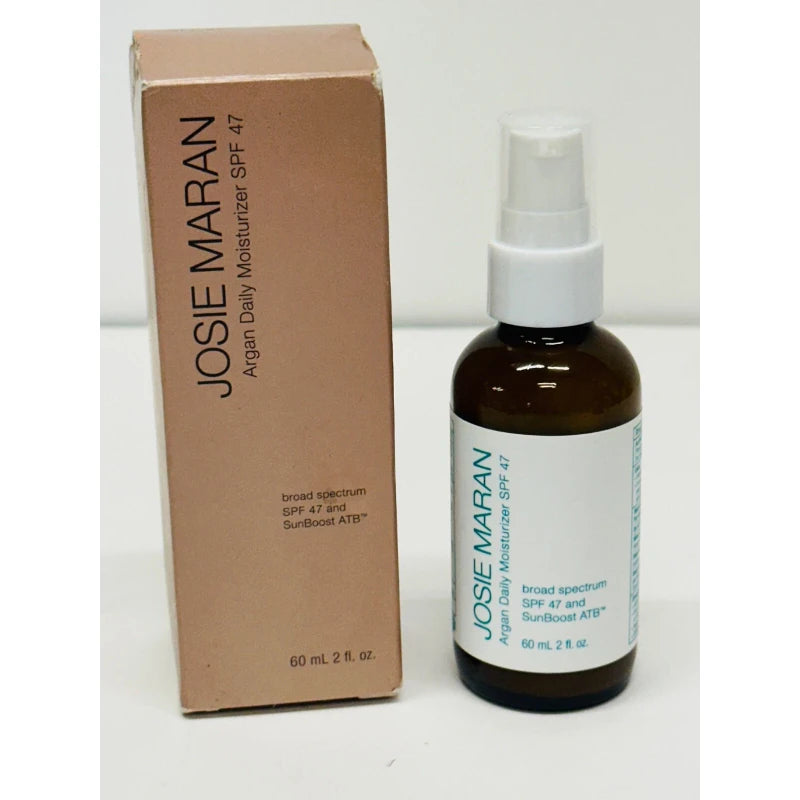 Josie Maran Argan Daily Moisturizer SPF 47 Sunboost ATB 2 oz NEW 08/25
