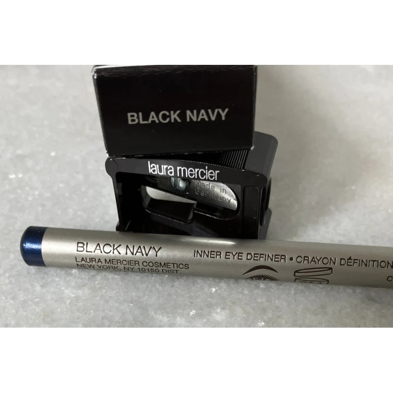 Laura Mercier Inner Eye Defined BLACK NAVY NEW W BOX 0.04oz. Free 🎁