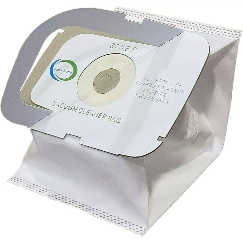Casa Vacuums 6 HEPA Vacuum Bags For Aerus Electrolux Style P Lux Guardian Platinum Canister
